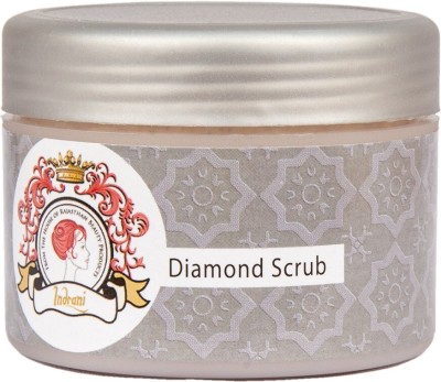 Indrani Diamond Scrub 300g For Effective In Removing Deep-Seated Impurities, Cleaning Pores And Decreasing Their Size Without Causing Irritation Scrub(300 g)