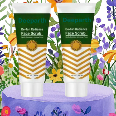 Deeparth De-Tan Scrub -/ Pack-2 Scrub(50 ml)