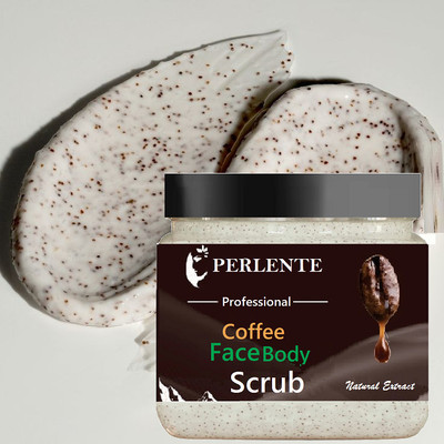 PERLENTE Unisex Skin Perfection Starts Here with our coffee scrub Scrub(380 ml)