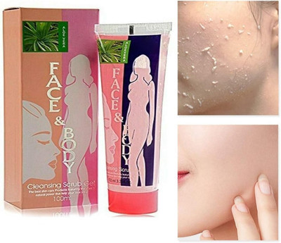 Amaryllis Gel enriched Face & Body Cleansing scrub Aloevera Scrub(100 ml)