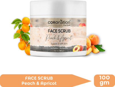 COROnation Herbal Peach and Apricot Face  Scrub(100 g)