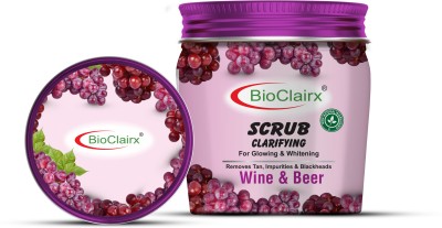 BioClairx Wine And Beer Cream Scrub(325 g)