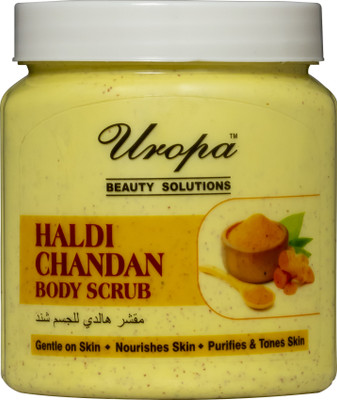 UROPA Apricot Haldi Chandan Body Scrub 500 GM Scrub(500 g)