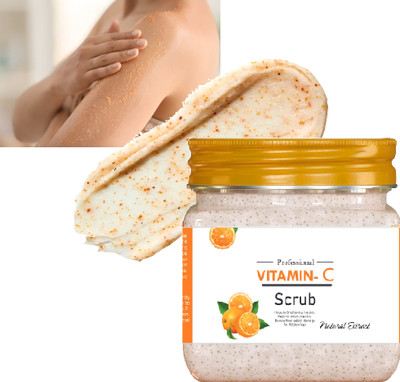 KAIASHA Glowing Soft Skin vitamin c scrub Body Scrub for Scrub(380 ml)