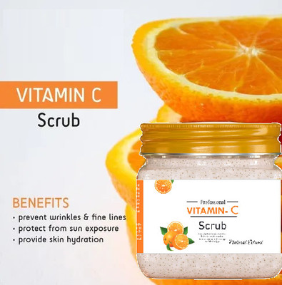 PERLENTE All skin type best vitamin -c face and body scrub Scrub(380 g)