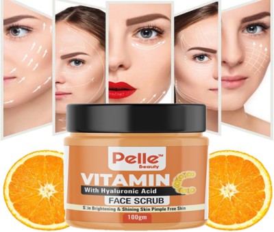 Pelle Beauty Vitamin C Face SCRUB _ For Exfoliates Skin - S 02 Scrub(100 g)