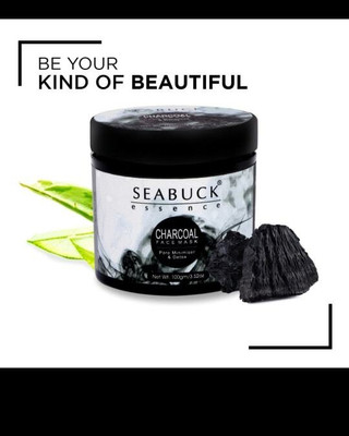 Seabuck Essence Charcoal Face  Scrub(100 g)