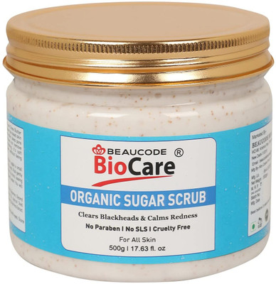BEAUCODE BioCare Organic-Sugar Face and Body Scrub || Scrub(500 ml)