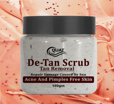 QUAT De-Tan Scrub for Women – Deep Cleansing & Instant Brightness Scrub(100 g)