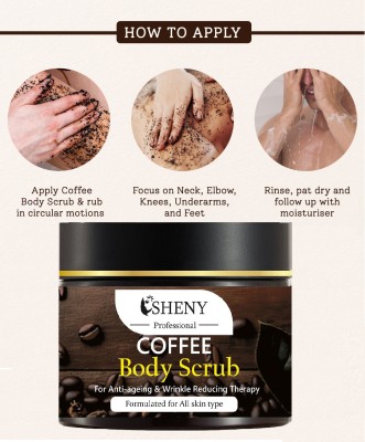 Sheny Deep Cleansing & Exfoliating Coffee Face  Scrub(200 ml)