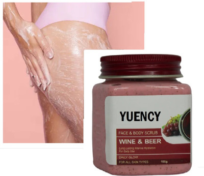 YUENCY Cleansing Scrub Dead Skin Remover Scrub Face & Body Scrub(150 g)