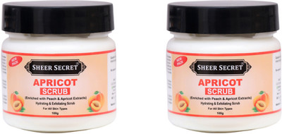 Sheer Secret Apricot Combo Scrub for all skin type Scrub(200 g)