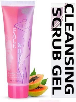 Aylily New Gel Skin Glow Face body cleansing scrub gel  Scrub(100 ml)