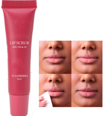 AFARAXIA Lip Scrub For ,Lip Shine,Glossy, Soft With Lip Lightening*** Scrub(10 ml)