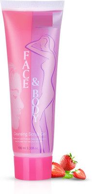 KAIASHA Face and Body Cleansing Scrub Gel,100 Ml Scrub(100 ml)