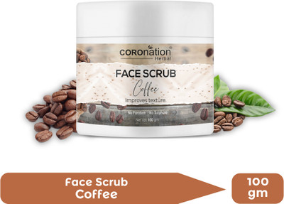 COROnation Herbal Coffee Face Scrub improves texture Scrub(100 g)
