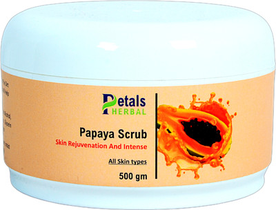 Petals Herbal Papaya Scrub with Niacinamide Scrub(500 g)