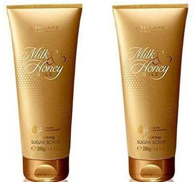 Oriflame Sweden milk and honey gold set Scrub(400 g)