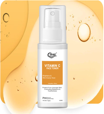 QUAT Bright & Beautiful: Vitamin C Toner for Illuminate & Refresh skin Scrub(100 ml)