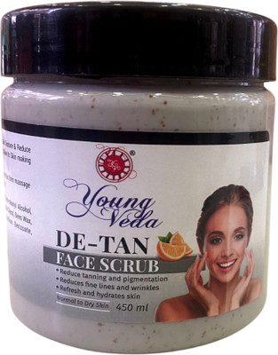 YOUNGVEDA YOUNG VEDA D TAN FACE SCRUB 450 GM Scrub(450 ml)