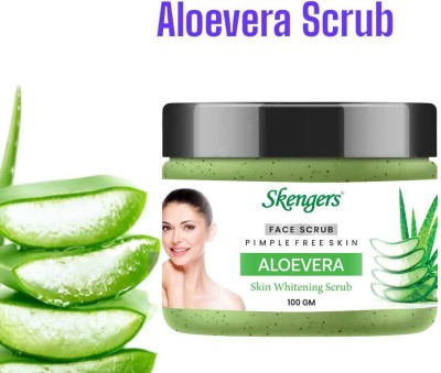 skengers Herbal Aloe Vera Active Anti-Oxidants Face Scrub(100 g)