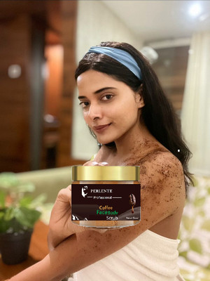 PERLENTE Coffee scrub for body tan removal  Scrub(100 g)