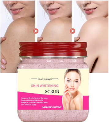 KAIASHA Best Daily Cleansing Face & Body Scrub Gel Strawberry Soft With Moisturize  Scrub(380 ml)