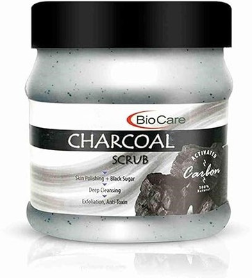 BIOCARE Charcoal Face& Body  Scrub(500 ml)