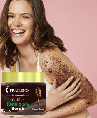 FRAILENO Glowing Skin Starts with Coffee – Tan Removal Scrub for Everyone Scrub(100 ml)