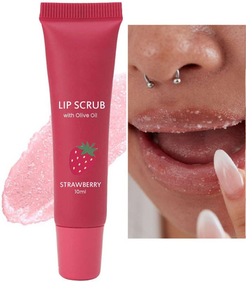 tanvi27 strawberry Flavor lip scrub Scrub(10 ml)