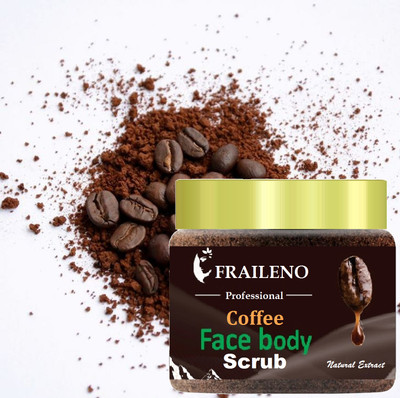 FRAILENO Deep Cleansing Coffee Body Scrub – Tan Removal for All Skin Types Scrub(100 ml)