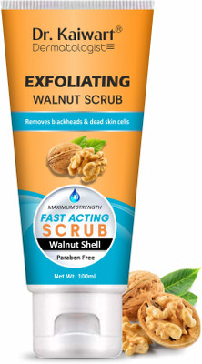 Dr. Kaiwart Naturals Exfoliating Walnut Scrub for Removes Blackheads & Dead Skin Cells Scrub(100 ml)
