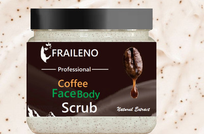 FRAILENO Coffee Face Scrub For Exfoliating & De-tanning Scrub Deep Cleansing Scrub(380 g)