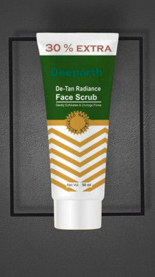 Deeparth De-Tan Radiance Face Scrub pack of 1 Scrub(50 ml)