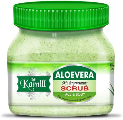 Kamill Aloe Vera Scrub For Instant Glow And Skin Lightening Scrub(500 ml)