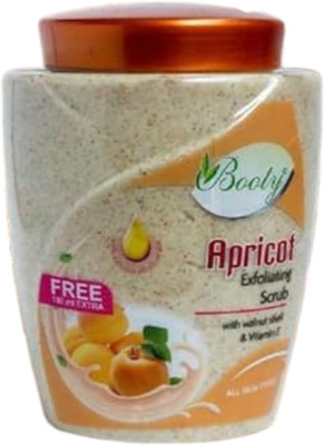 BOOTY 500ml Apricot Exfoliating Scrub For All Skin Type Scrub(500 ml)