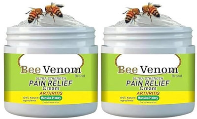 MINTARA Bee Venom Joint & Bone Pain Cream - Relief for Nose, Knee, Elbow, Back Cream(2 x 50 g)