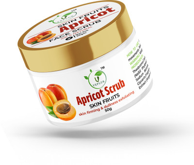 VEPLUK Apricot Scrub Exfoliating Apricot And peach extract for Skin Conditioning  Scrub(50 g)