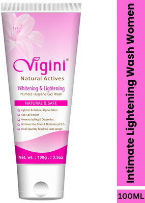 Vigini Intimate Private Dark Inner Thighs Bikini Area Lightening Whitening Cream Wash Scrub(100 g)