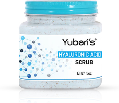 Yubari's HYALURONIC SCRUB For Youth Revitalizing, Nourishing, Hydrating & Elasticity Scrub(390 ml)