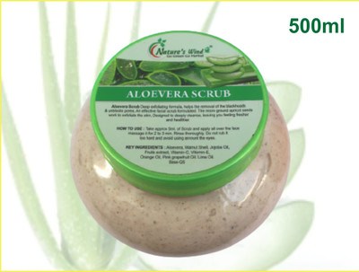 Nature's Wind Aloevera  Scrub(500 ml)