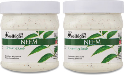 feelhigh Neem Cleansing Scrub -pack2 Scrub(500 ml)