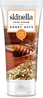 SKINELLA Honey Oats Face  Scrub(100 g)