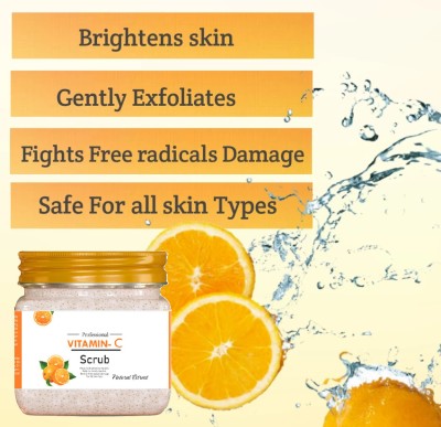 Sheny You Need a Vitamin C Scrub (DEEP CLEANSING SKIN FACE SCRUB Scrub(380 ml)