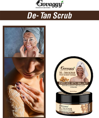 Govaggy safe and Natural De-Tan  Scrub(50 g)