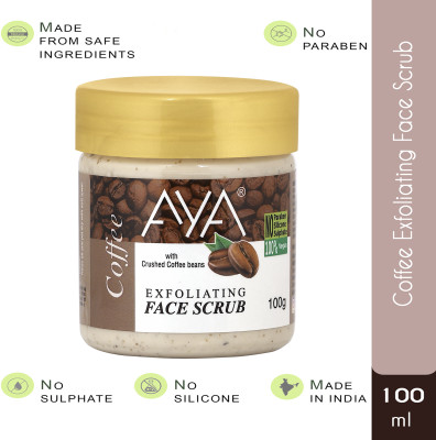 AYA Face Scrub for De-Tan, Helps in Skin Brightening and Remove Blackheads Scrub(100 g)