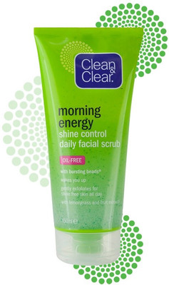 Clean & Clear Morning Energy Shine Control Daily Facial Scrub (150 ml)