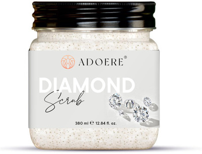 Adoere Diamond Scrub For Face & Body For Deep Cleansing | Ageing & Detoxifying  Scrub(400 ml)