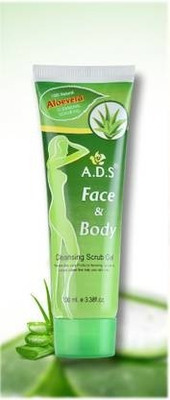ads Face And Body Cleansing Alovera Gel Scrub-D23 Scrub(100 ml)