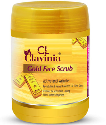 CLAVINIA Gold Face Scrub 1000 ml Scrub(1000 ml)
